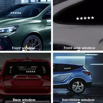 Светящаяся наклейка на лобовое стекло автомобиля, светоизлучающий декор, подсвеченная наклейка на автомобиль, тонкая светящаяся наклейка на стекло автомобиля, грузовик