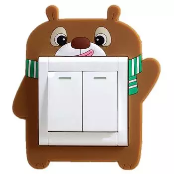 Светящаяся паста для выключателя, моющаяся паста, моющаяся паста для стены, бесплатные наклейки для стены, защитный чехол, декор для спальни