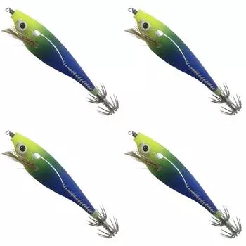 Светящаяся приманка для джиггинга со встроенной бусиной, светящаяся в темноте, инструменты для ночной рыбалки (Стиль Г)