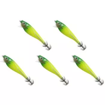 Светящаяся приманка для джиггинга со встроенной бусиной, светящаяся в темноте, инструменты для ночной рыбалки (Стиль А) #