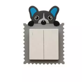 Светящаяся розетка для выключателя света, водостойкие настенные антипригарные наклейки, защитный чехол, декор для спальни