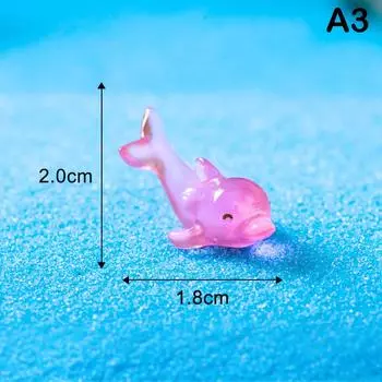 Светящаяся рыбка морское животное украшение светящийся кулон микро сад поделки смола пейзаж аквариум украшение рабочего стола