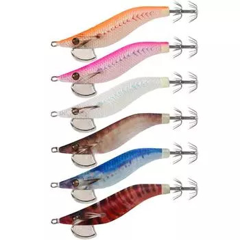 Светящаяся рыболовная приманка Флуоресцентные рыболовные приманки Яркие с крючком для ловли кальмаров Портативные Style A