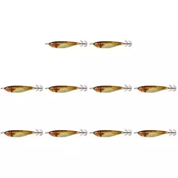 Светящаяся рыболовная приманка Осьминог Каракатица Рыболовная приманка Кальмар Крючок (Светло-коричневый)