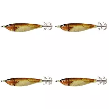 Светящаяся рыболовная приманка Осьминог Каракатица Рыболовная приманка Кальмар Крючок (Светло-коричневый) #