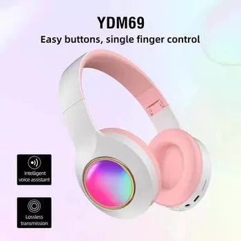 Светящаяся складная Bluetooth-гарнитура YDM69 хаки