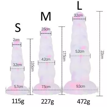 Светящаяся в темноте большая анальная пробка секс-игрушки дилдо для женщин мужчин огромный расширитель эротические сексуальные пробки S