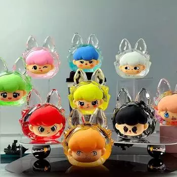 Светящаяся вспышка Зыбучие пески Мечта Кролик Машина Украшения Мультяшный кролик Кукольный домик Фигурки Игрушки Детские подарки Украшения для стола Украшения