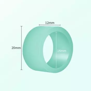 Светящееся кольцо для удочки, защитный чехол, противоскользящее кольцо, силиконовое кольцо, стопорное кольцо для удочки, уплотнительное кольцо, рыболовные принадлежности M чёрный