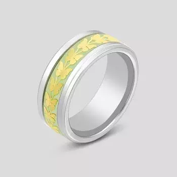 Светящееся в темноте кольцо из нержавеющей стали, персонализированное кольцо из титановой стали для указательного пальца для мужчин, аксессуары для рук 7