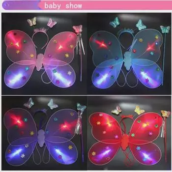 Светящиеся бабочки на спину для девочек — идеальный подарок на праздник и вечернее развлечение