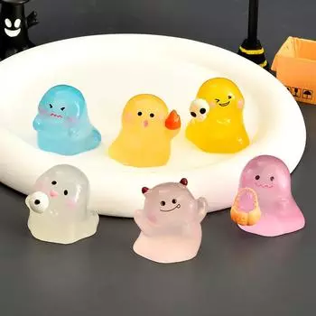 Светящиеся духи-призраки, микро-ландшафтная фигурка, украшение, уличная светящаяся миниатюрная статуэтка, горшечные мини-садовые аксессуары 2