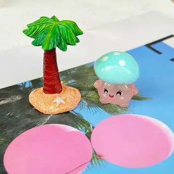 Светящиеся грибы, садовые украшения, миниатюрные грибные феи, садовые аксессуары, светящиеся ночью, мох, микроландшафт