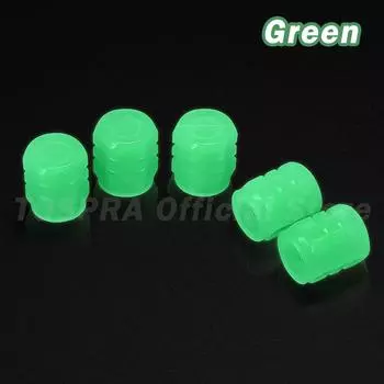 Светящиеся колпачки клапанов, флуоресцентные ночные светящиеся для автомобилей, мотоциклов, велосипедов, шин, колес 2pcs красный