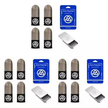 Светящиеся кончики пальцев, дышащие игровые напальчники, перчатки для большого пальца для PUBG(2 пары+коробка)