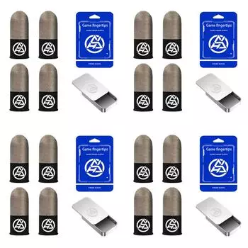 Светящиеся кончики пальцев, дышащие игровые напальчники, перчатки для большого пальца для PUBG(2 пары+коробка)