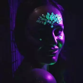 Светящиеся наклейки для татуировок для лица, ювелирные изделия, кристаллы и бриллианты, наклейки для бровей, наклейки для лица, глаза, хрустальные наклейки для глаз, декор, светящиеся