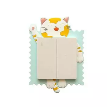 Светящиеся наклейки на выключатель света, антипригарные светящиеся наклейки на выключатель света, защитная крышка, декоративные наклейки на розетку в гостиной светло-синий