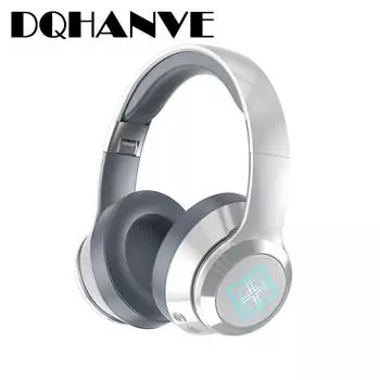 Светящиеся наушники Bluetooth с тяжелым сабвуфером, мобильными игровыми наушниками, компьютерными гарнитурами