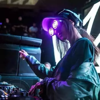 Светящиеся очки для вечеринок в ночном клубе, атмосфера бара KTV со светодиодными лампами