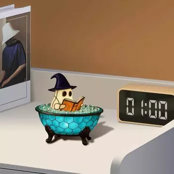 Светящиеся огоньки для пены для ванны, Ночники на Хэллоуин, Милые светодиодные огоньки для украшения ванной комнаты, Меняющие цвет огоньки, Тематические огоньки для ванны One Size