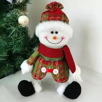 Светящиеся рождественские конфеты в банках Санта-Клауса, снеговика, куклы-оленя, симпатичная сахарница в подарок