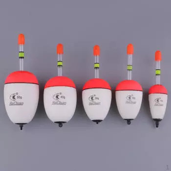 Светящиеся рыболовные поплавки из пены EVA, 5 шт., поплавки 10-100 г, 10-50 г