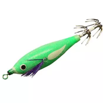 Светящиеся рыболовные приманки для ловли кальмаров, наживки для ловли кальмаров, искусственные наживки для ловли кальмаров (зеленый) КДЕ