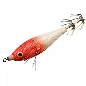 Светящиеся рыболовные приманки для ловли кальмаров, наживки для ловли кальмаров, искусственные наживки для ловли кальмаров (красный Белый)