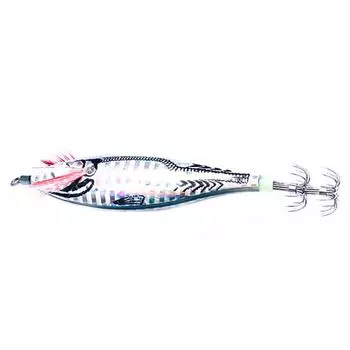 Светящиеся рыболовные приманки для ловли кальмаров, наживки для ловли кальмаров, искусственные наживки для ловли кальмаров (Серебряный) QD