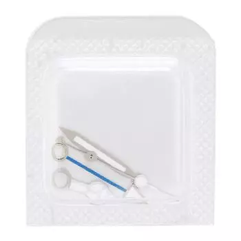 Светящиеся стрелки часов, часовая, минутная, секундная стрелки, аксессуары для часов 3186, светящийся синий, синий