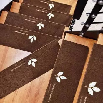 Светящиеся ступеньки Нескользящий ковер Крытый ковер Лестничные ступени Ступени для лестницы Коврики Коврики на резиновой основе 5pcs