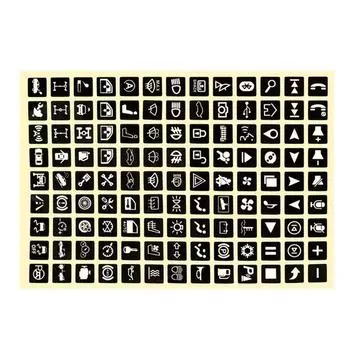 Светящиеся в темноте наклейки Светящиеся наклейки для ночной безопасности Переключатели окон автомобиля Наклейки на кнопки панели приборов