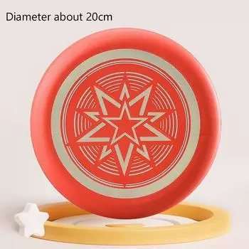 Светящиеся вращающиеся летающие диски профессиональный метательный диск 7.87 дюймов легкий для спорта на открытом воздухе пляж кемпинг игра 20cm