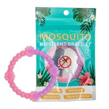 Светящийся браслет от комаров Защита от укусов Детский Взрослый Уличный Браслет от насекомых One Size