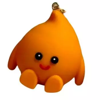 Светящийся брелок Огненный Эльф Уникальные аксессуары для ключей ПВХ Текстура Модная бижутерия для ключей для любителей аниме и молодых взрослых 3