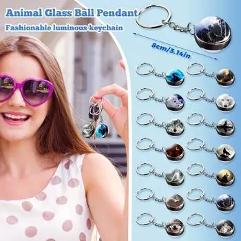 Светящийся брелок в виде животного Светящийся кулон Брелок-подвеска One Size