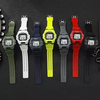 Светящийся будильник водонепроницаемый новый для мужчин и женщин многофункциональные электронные часы спортивные светодиодные часы уникальные серый