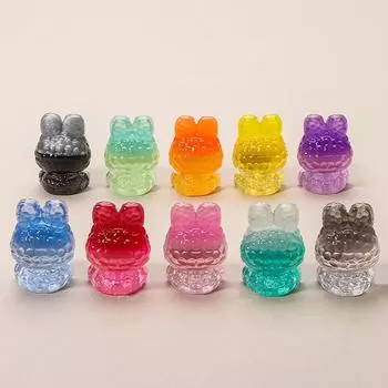 Светящийся градиент Лилит Мини Фигурка Случайный 1 Шт Настольный Милый Мультфильм Декоративный Орнамент Аксессуары Из Смолы разноцветный