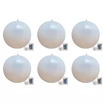 Светящийся надувной шар с пультом дистанционного управления, 16 цветов, светодиодный светящийся шар (90см)