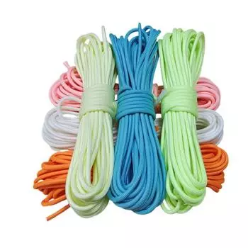 Светящийся паракордовый канат 550 9 прядей 4 мм нейлоновый парашютный шнур для кемпинга на открытом воздухе палаточный шнур для выживания Edc Glow Bundle 5m оранжевый