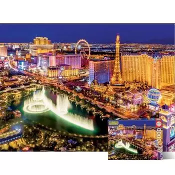 Светящийся пазл Educa Las Vegas, популярные корейские пазлы