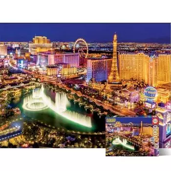 Светящийся пазл Educa Las Vegas, разные цвета, 1000 деталей Пазл, Детские игры, Развивающие игрушки