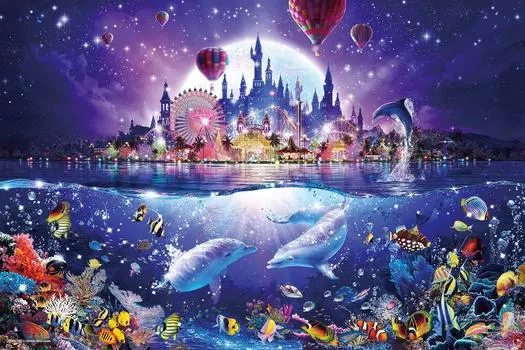 Светящийся пазл из 1000 деталей. Целься! Мастер головоломок Лассен Dreamtime (50x75cm)
