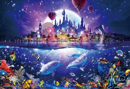 Светящийся пазл из 300 деталей Puzzle Master Lassen Dreamtime Aim! (26x38см)
