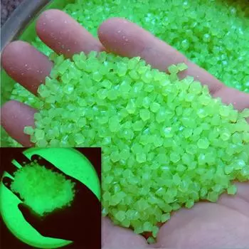 Светящийся песок, светящийся в темноте галька, камень, домашний сад, уличная дорожка, украшение для газона, аквариумный декор, 3-5 мм B