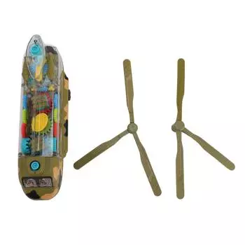 Светящийся прозрачный игрушечный вертолет, всенаправленный, избегающий препятствий, игрушечный транспортный вертолет с