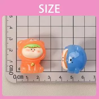 Светящийся щенок Лилит Мини Фигурка Случайный 1 Шт Настольный Милый Мультфильм Декоративный Орнамент Аксессуары Из Смолы разноцветный