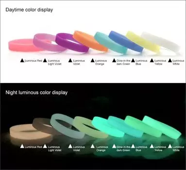 Светящийся силиконовый браслет, модный мужской женский светящийся в темноте спортивный браслет баскетбольный ремешок на запястье подростковый силиконовый браслет 1pcs