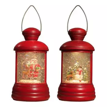 Светящийся снежный шар рождественский фонарь для украшения дома